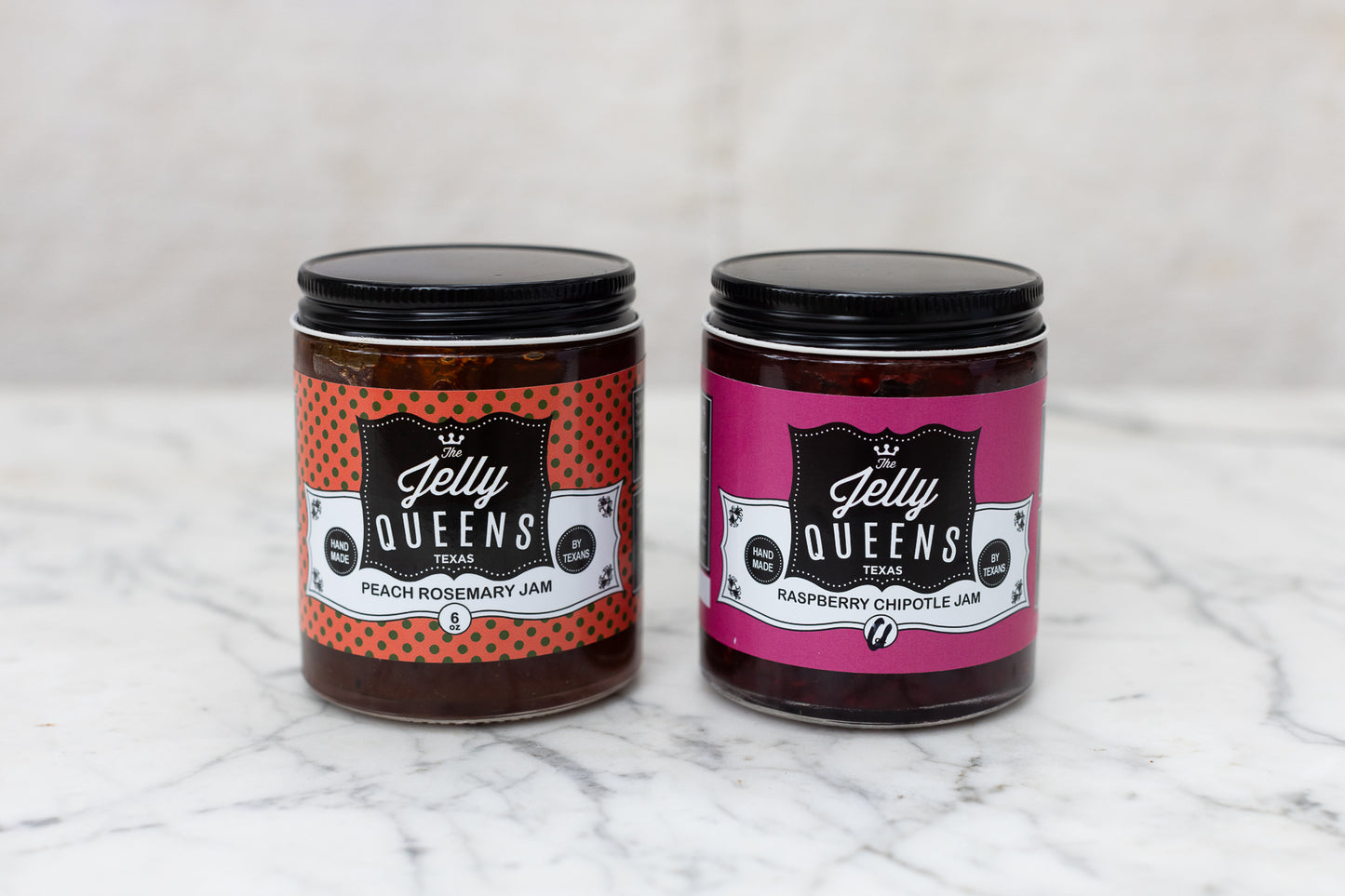 Jam Duo - Raspberry Chipotle and Peach Rosemary