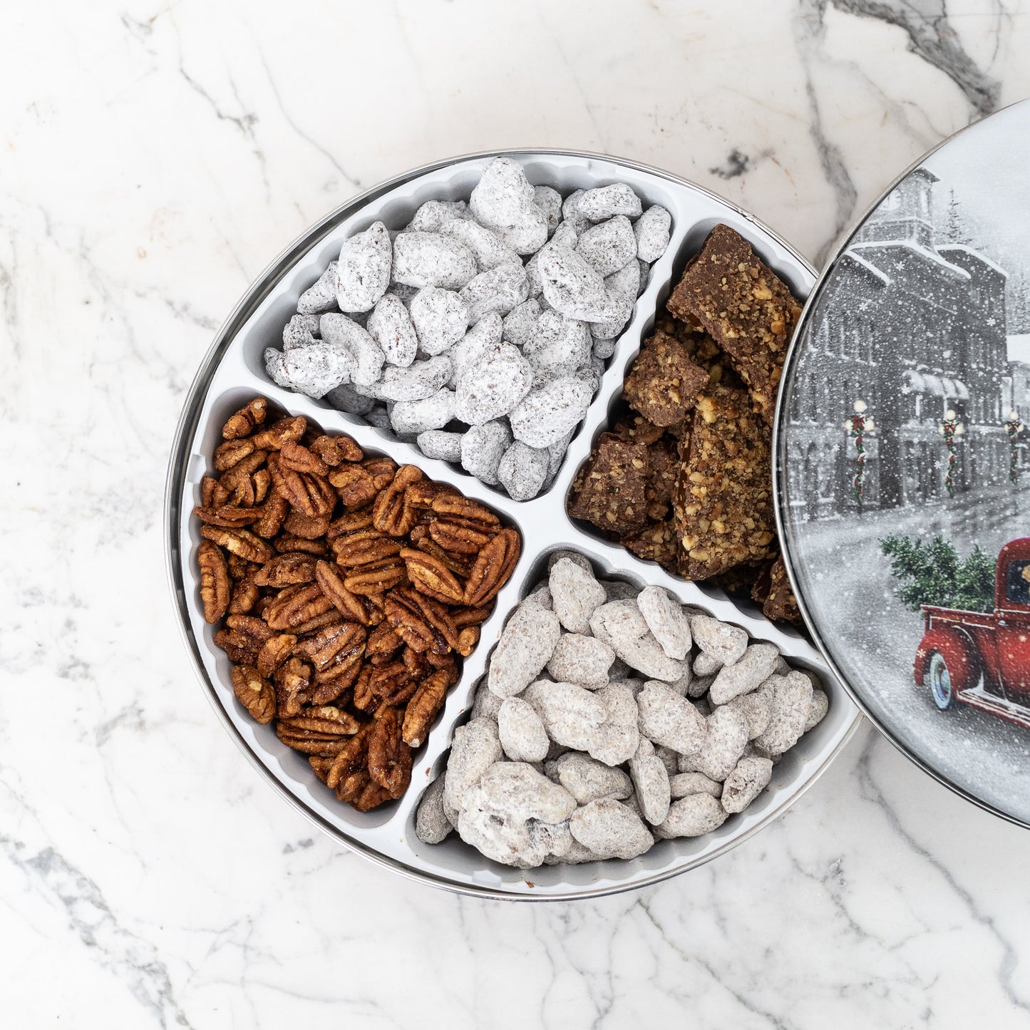 Snowy Drive Four Flavor Holiday Tin