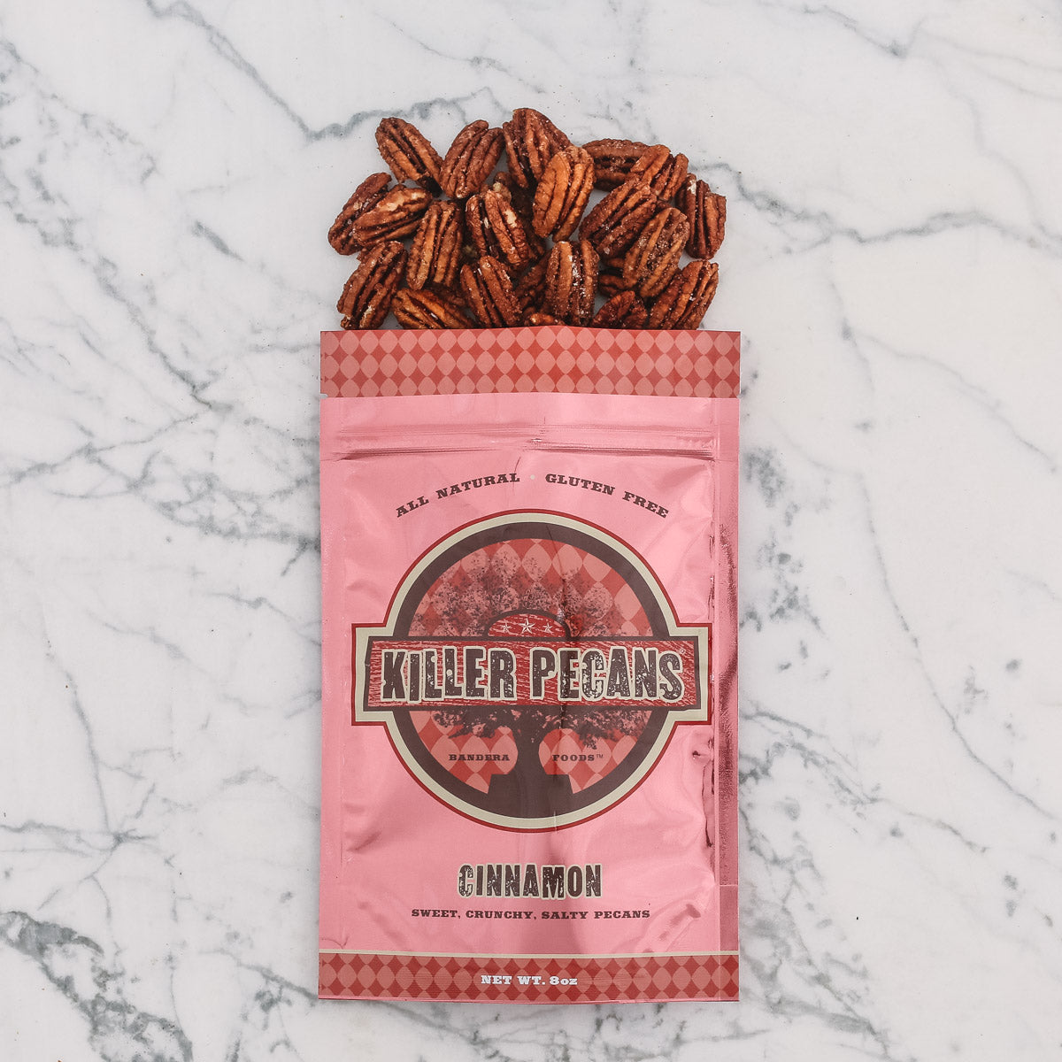 Cinnamon Pecans 8 oz Bag