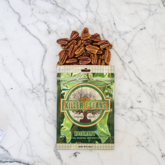 Olive Oil Roasted Rosemary Pecans 4 oz Bag