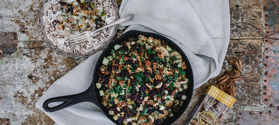 Killer Pecans Apple Stuffing