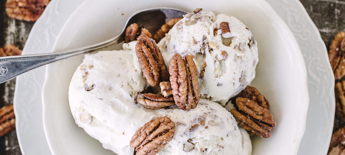 Killer Pecans Vanilla Bean Ice Cream