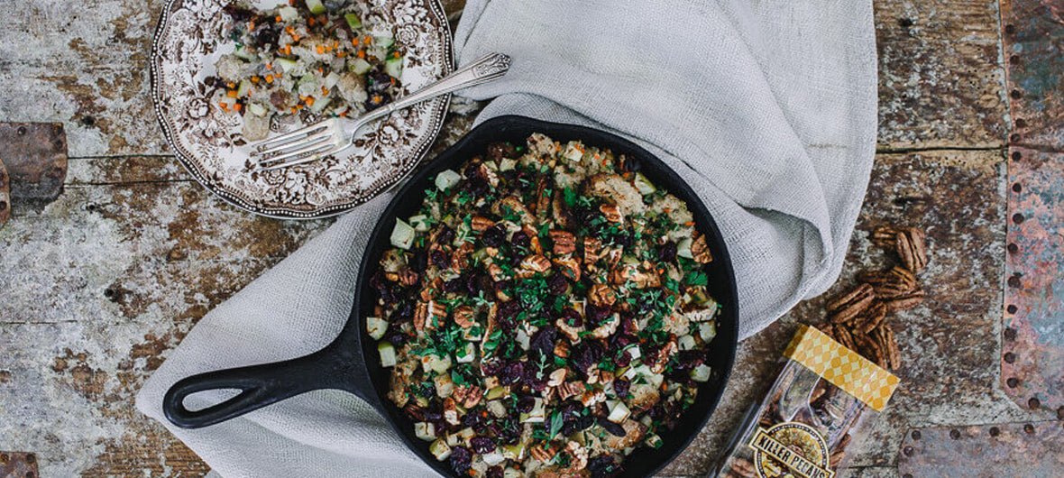 Killer Pecans Apple Stuffing - Killer Pecans