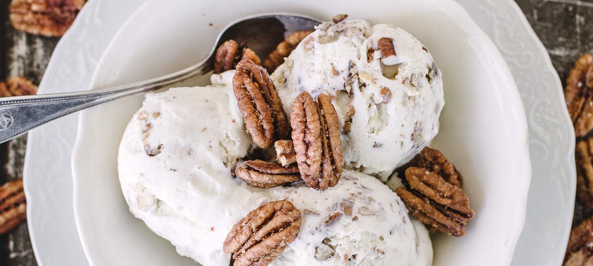 Killer Pecans Vanilla Bean Ice Cream - Killer Pecans