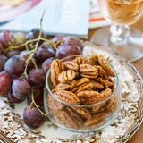 Original Spice Pecans 24 oz Rectangle tin with Ribbon