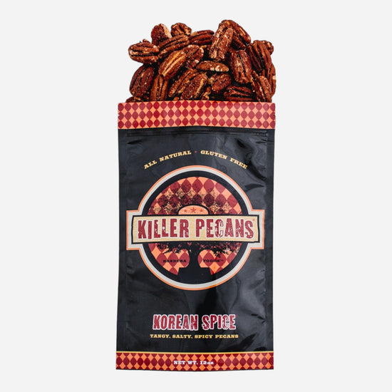 Killer Pecans Sweet & Spicy Gourmet Texas Pecans Crafted By Chefs.