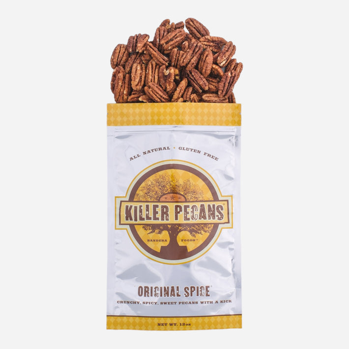 Killer Pecans Sweet & Spicy Gourmet Texas Pecans Crafted By Chefs.