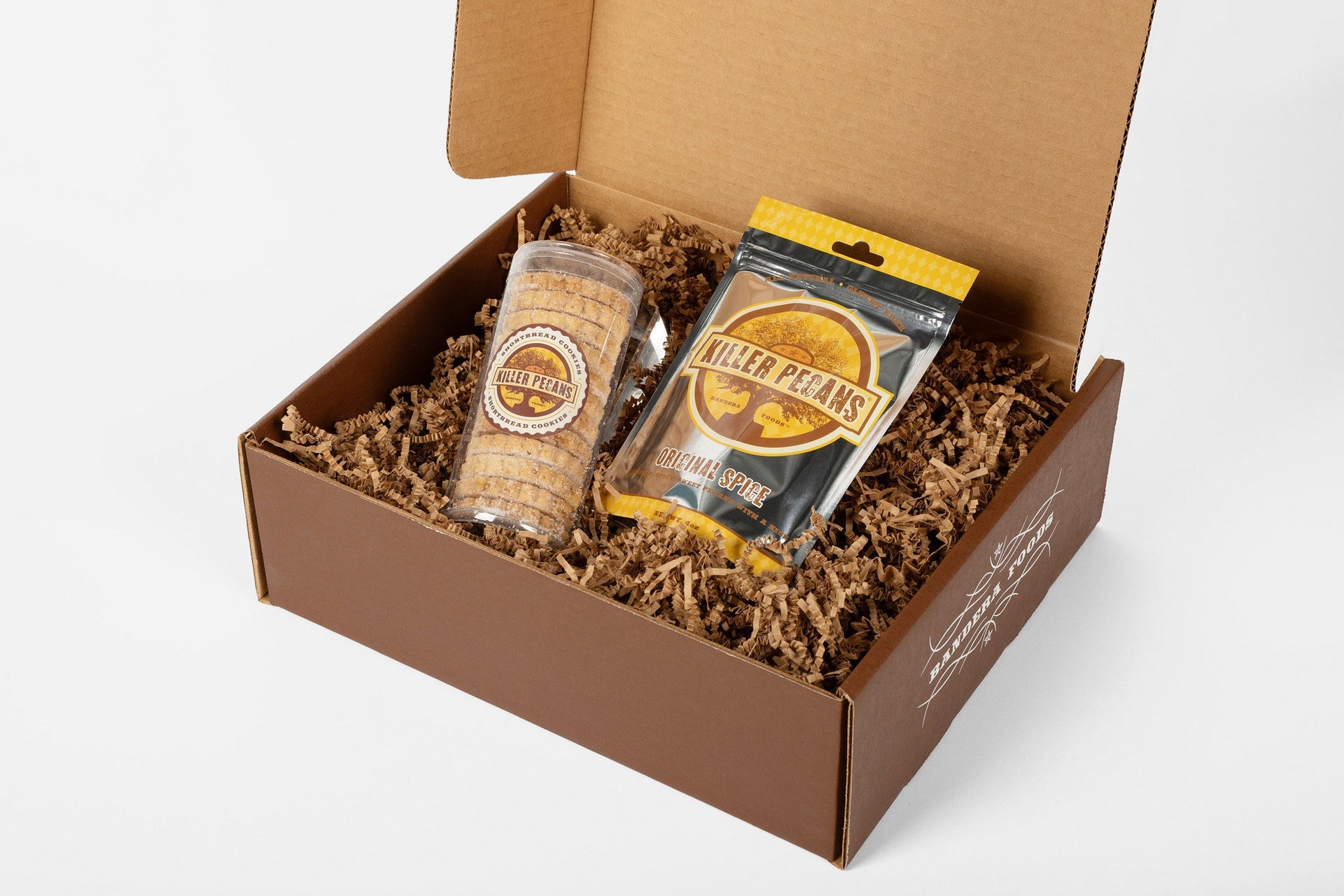 Cookie Snacks Armadillo Pecan Box by Killer Pecans