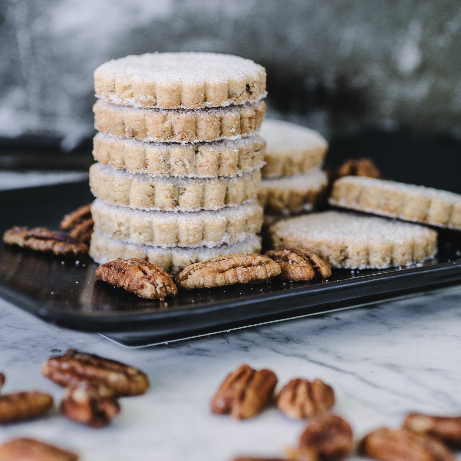 Killer Pecan Shortbread Cookies 2 Dozen Tin - Killer Pecans