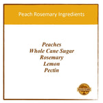Peach Rosemary Jam 6 oz jar - Killer Pecans