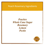 Peach Rosemary Jam 6 oz jar - Killer Pecans