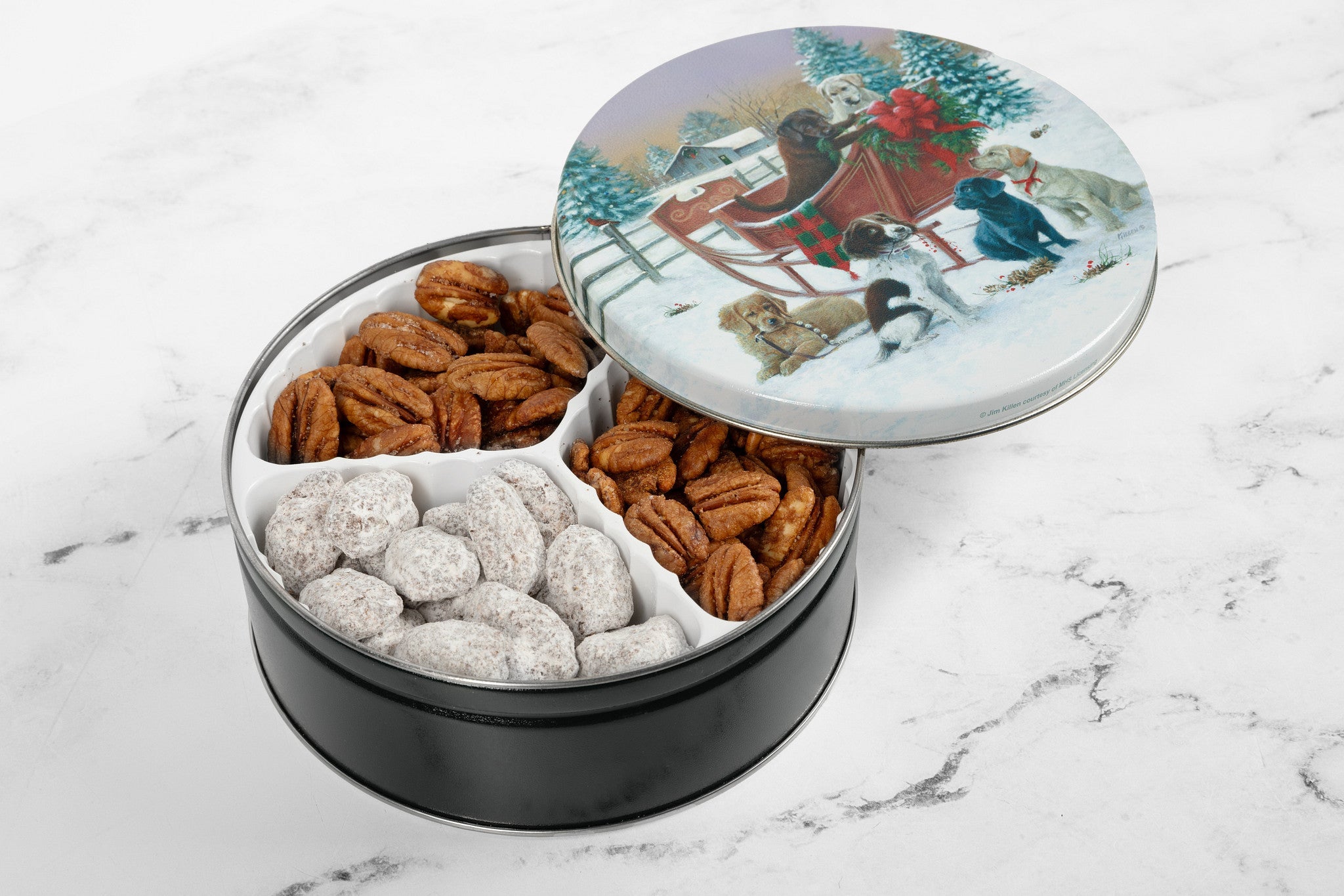 Sleigh Dogs Holiday Trio Tin - Killer Pecans