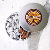 Coming October 20th - Duo Tin - Dark Chocolate Dynamite and Original Spice Pecans