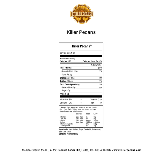 Killer Pecans 16 oz Bag Killer Pecans