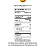 Korean Spice Pecans 8 oz bag