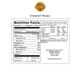 Cinnamon Pecans 12 qty 16 oz Tin - Wholesale - Killer Pecans