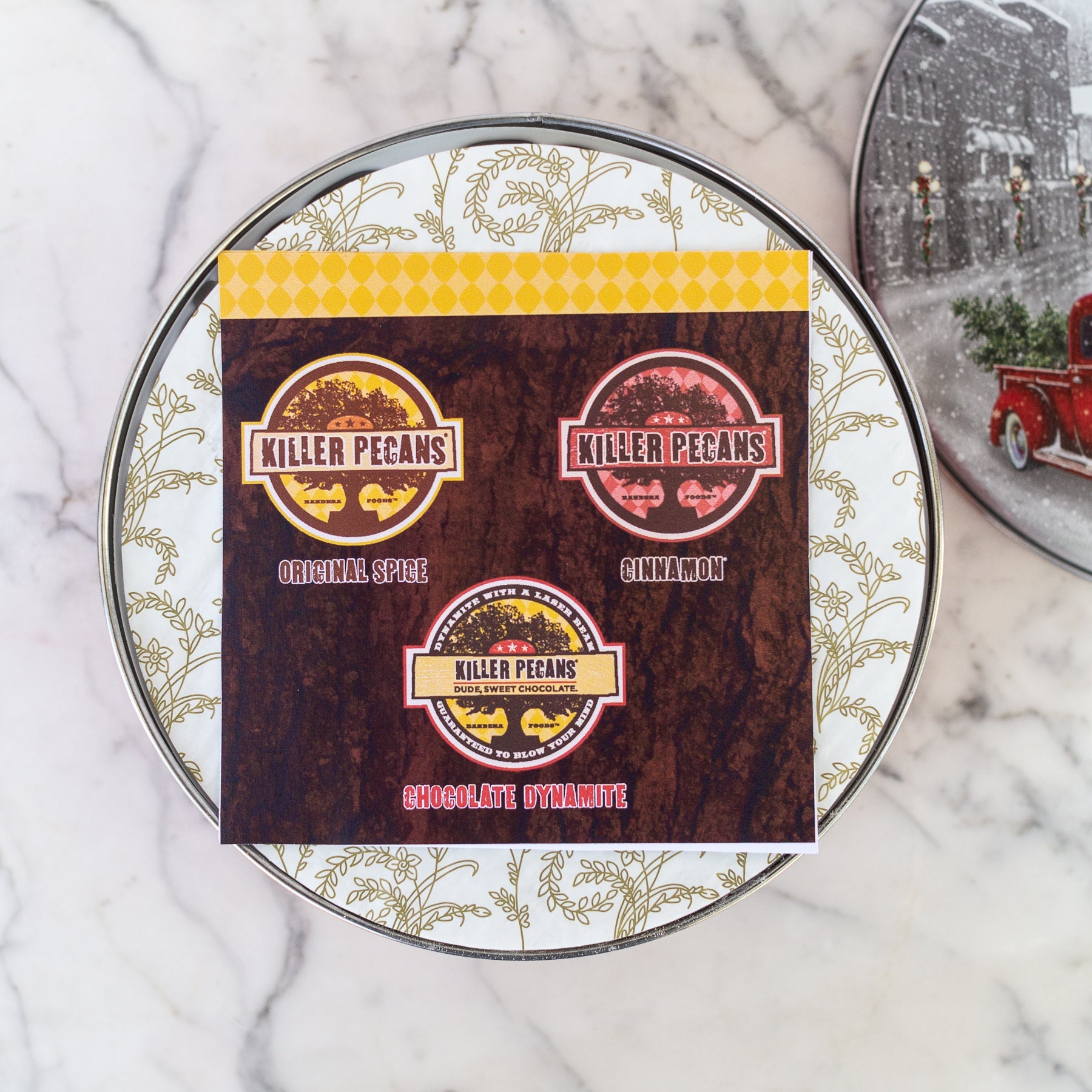 Sleigh Dogs Holiday Trio Tin - Killer Pecans